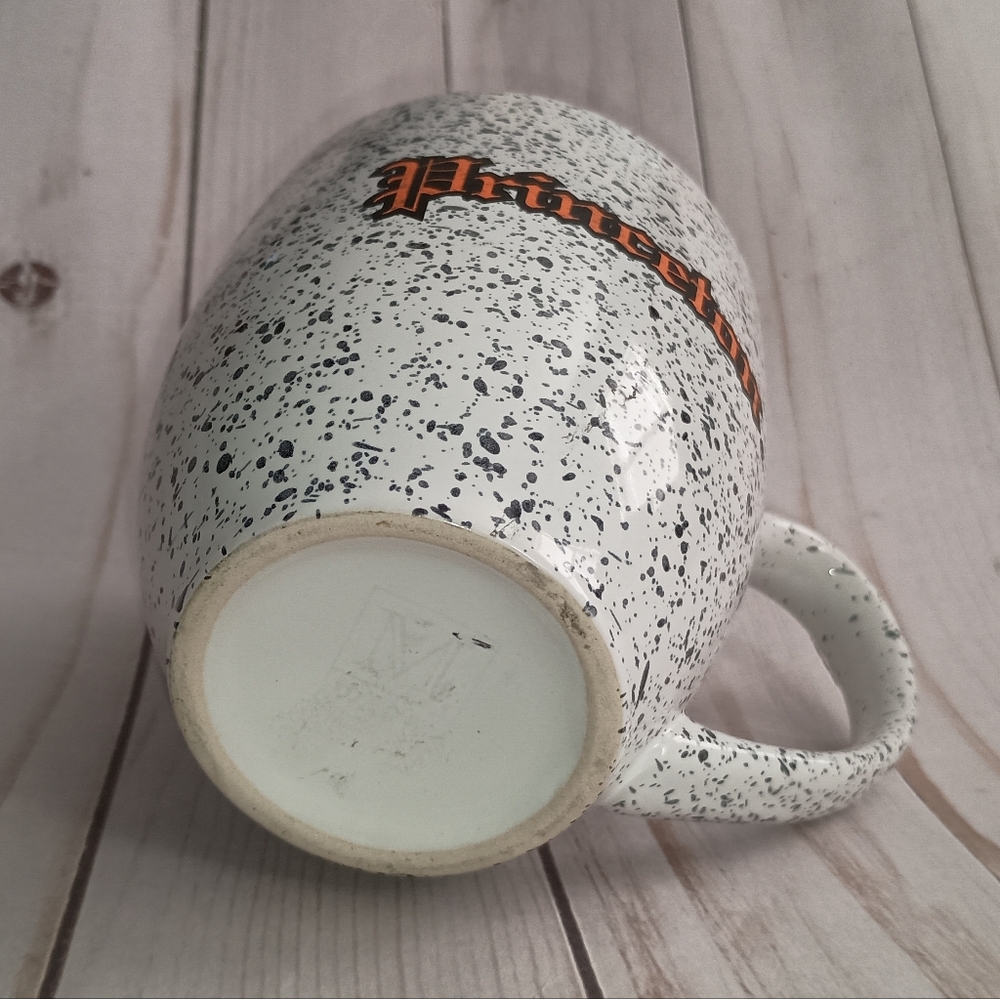 Princeton University NJ Speckled White Blue Orange Coffee Mug - Picture 6 of 7